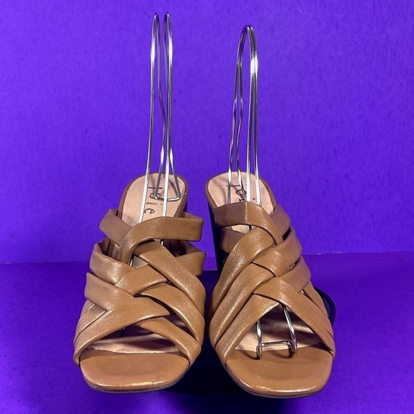 Joie Women's Luz Crisscross Mule In Cognac Brown Shoe Size 9.5 NWOT‎ - Picture 2 of 8